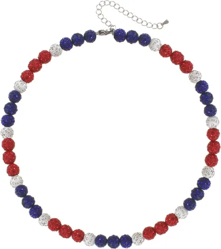 Vista 14 de Collar de béisbol – Collar de colección de hielo con cuentas de arcilla brillante con purpurina para hombres y niños, regalos geniales