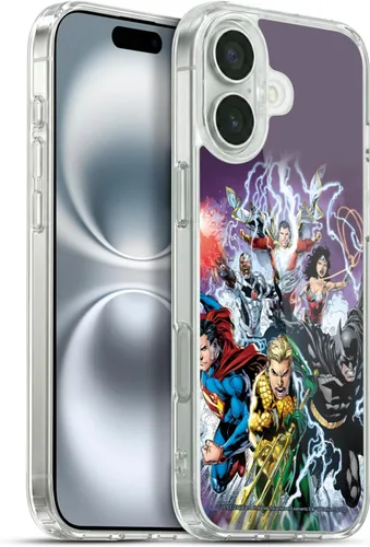 Vista 45 de Head Case Designs Funda de gel con licencia oficial de la Liga de la Justicia DC Comics #10 Darkseid War Comic Book Cover