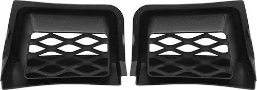 Vista 8 de HECASA Juego de conductos de aire de pinza compatible con Chevy Silverado 1500 2003-2007 negro parachoques delantero derecho e izquierdo conducto