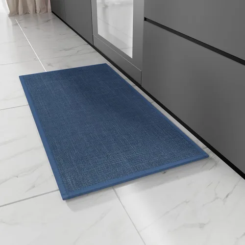 Vista 9 de Hargiis Alfombra de cocina de goma antideslizante, lavable, absorbente para piso, lavable a máquina, para frente del fregadero, puerta, lavandería