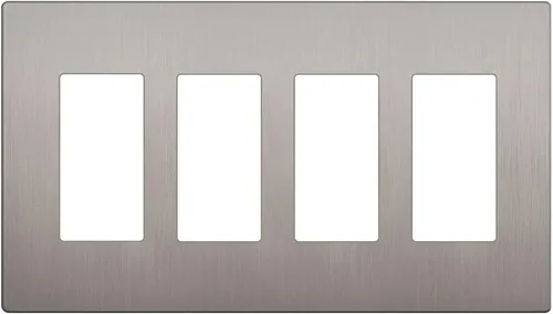 Vista 98 de LIDER Placa de pared decoradora, cubierta de interruptor sin tornillos