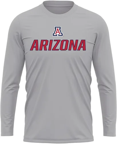 Vista 51 de Official NCAA Collegiate Men's Sport Active Long Sleeve Shirt Italic Name Collection Universidad Estatal de Arizona/W/Nombre Italico/Ls
