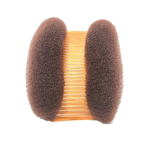 Vista 6 de 2 piezas encantadoras inserciones de volumen para el cabello, peine Do Beehive, herramienta para hacer moños, base para el cabello, accesorios