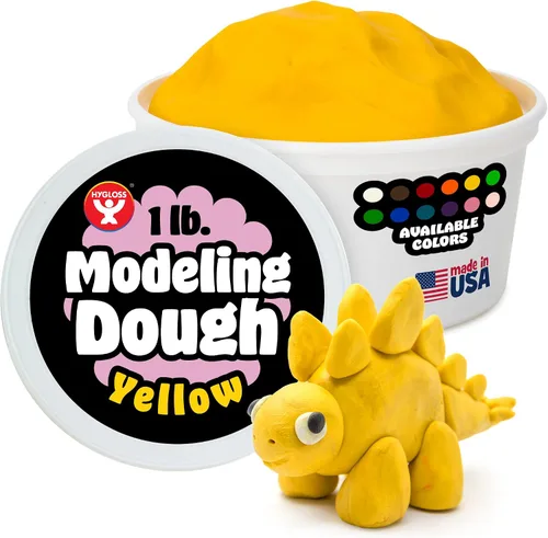 Vista 10 de Hygloss Masa de Modelado para Jugar para Niños – Masa Sensorial Segura y No Tóxica para Artes y Manualidades – Tubo de 1 lb – Arcilla de Jugar