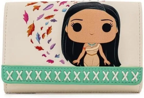 Vista 2 de Loungefly X Disney Pocahontas Pop Cartera Trifold - Monederos lindos - Accesorios de moda