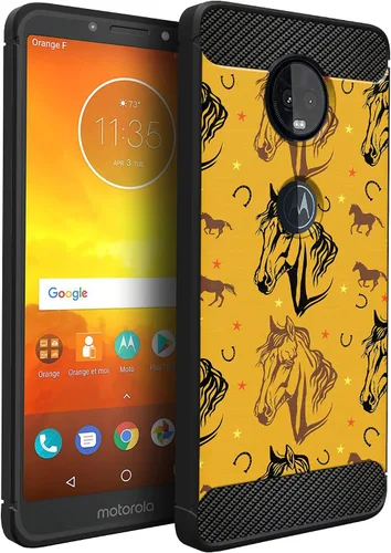 Vista 11 de CasesOnDeck - Funda compatible con Motorola Moto Z4 / Moto Z4 Play, funda de diseño de Moto Z4 Play, delgada, flexible, elegante, protección contra