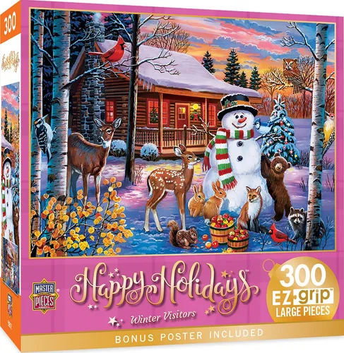 Vista 16 de MasterPieces Rompecabezas de Navidad EZ Grip de 300 piezas - Away in a Manger - 18 x 24 pulgadas