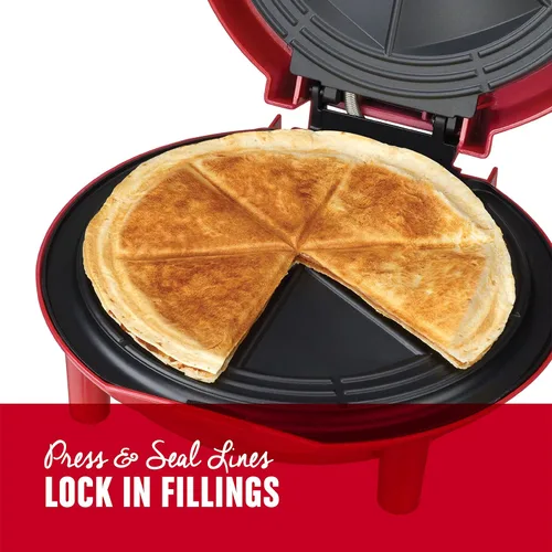Vista 5 de Fabricante eléctrico de Quesadilla George Foreman, Rojo, GFQ001