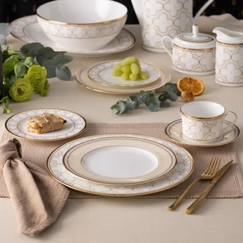 Vista 5 de Noritake Trefolio Gold - Juego de 5 piezas para 1