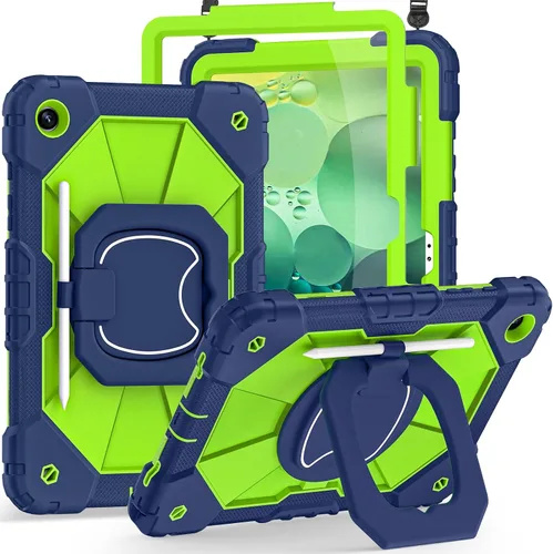 Vista 16 de Auizotl Funda para Samsung Galaxy Tab A9+/A9 Plus de 11 pulgadas (SM-X210/X216/X218) con protector de pantalla/soporte giratorio/soporte