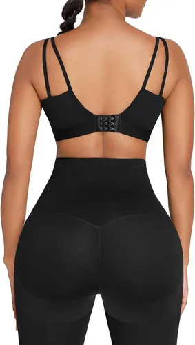 Vista 4 de Sauna Sweat Shorts Pants Compression Workout Gym Exercise Waist Trainer Body Shaper Thighs Tummy Control