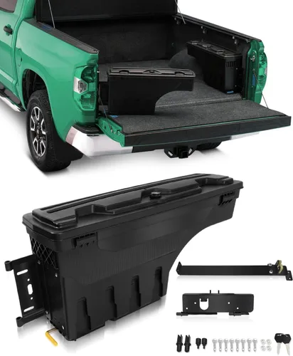 Vista 11 de SCITOO Caja de herramientas para caja de camión para Nissan Frontier 2004-2017 2019-2020 para Nissan Titan 2004-2015 lado derecho del pasajero