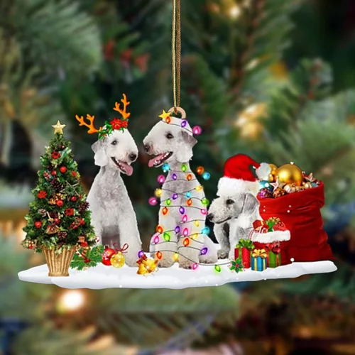 Vista 132 de Nazenti Adorno de Navidad personalizado con amigos Affenpinscher – Adorno de perro personalizado para amantes de las mascotas, acrílico plano