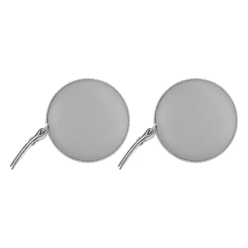 Vista 13 de HARFINGTON Cinta métrica retráctil redonda de 59.1 in/60 pulgadas, funda de cuero suave, tamaño de bolsillo para cuerpo, tela, medidas de costura