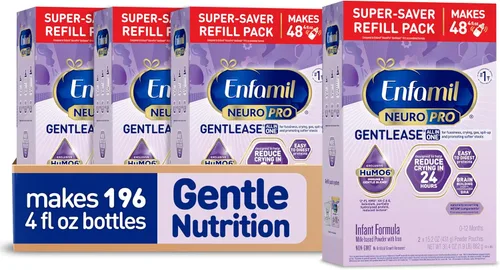 Vista 11 de Enfamil NeuroPro Gentlease para aliviar la irritación, el llanto, gases, escupitajo en 24 horas, proteínas más pequeñas para una fácil digestión