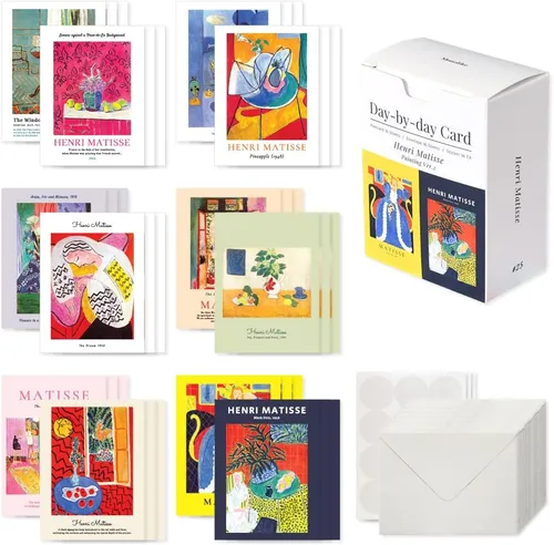 Vista 19 de Monolike Tarjeta Día a Día, 101 Seúl Doce Meses - Mezcla de 48 Mini Tarjetas Individuales, 24 sobres Paquete