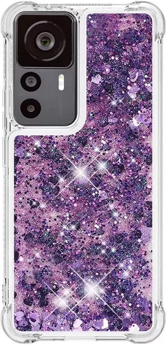 Vista 42 de Funda de silicona transparente con purpurina para Xiaomi Redmi A1 Bling Liquid Clear Star Heart Silicone Bumper a prueba de golpes, funda Azul