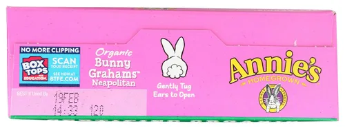 Vista 162 de Annie's Organic Chocolate Bunny Graham Snacks, 7.5 onzas
