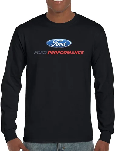 Vista 2 de Ford Performance Camiseta de manga larga Ford Mustang GT ST Racing Negro