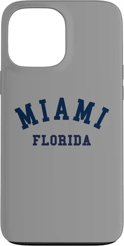 Vista 24 de Miami Florida USA State FL Varsity Style - Carcasa deportiva para iPhone 16