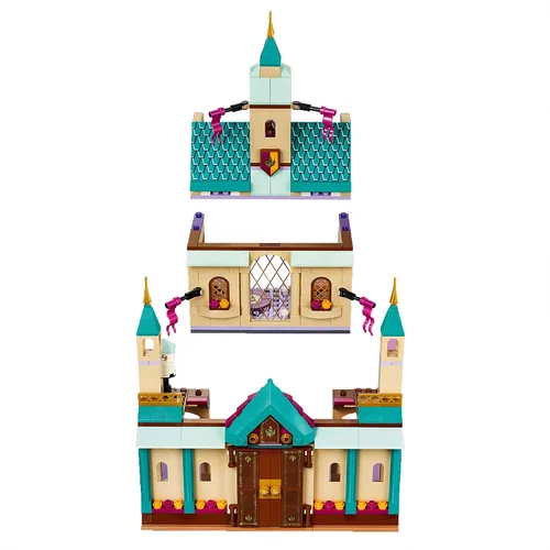 Vista 6 de LEGO Disney Frozen II Arendelle Castle Village 41167 - Juego de construcción de castillo de juguete con personajes populares de Frozen