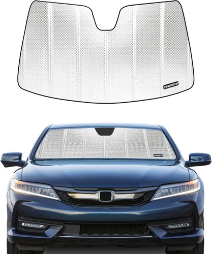 Vista 18 de Parasol para parabrisas Pigenius para Honda Accord 2023-2026, parasol personalizado para ventana delantera - Cuero