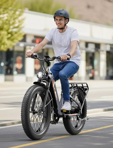 Vista 9 de Jasion Thunder/PRO/ST Electric Bike,2000W/1800W Peak Ebikes for Adults,26''Fat Tire Best Ebike for Men,90/80 Miles with 1040Wh/864Wh