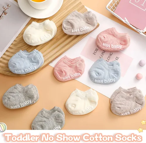 Vista 3 de Unittype 20 pares de calcetines antideslizantes para bebés de 0 a 12 meses para recién nacidos, calcetines antideslizantes para niños y niñas