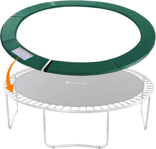 Vista 15 de ExacMe Almohadilla de repuesto para trampolín de 16, 15, 14, 13, 12, 10, 8 pies, cubierta de resorte de seguridad impermeable, almohadilla de marco