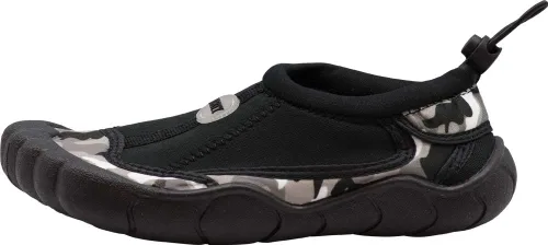 Vista 7 de NORTY Zapatos de agua para niños y niñas Calcetines de natación para playa, barco y piscina Diseño Skeletoe Barefoot Esenciales de crucero