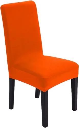 Vista 9 de Funda protectora de tela de elastano elástica extraíble y lavable para silla de comedor (color aguamarina, 6)