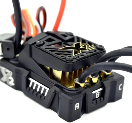 Vista 3 de Castle Creations Mamba Micro X2 Escala 1/18 ESC con motor sin escobillas 0808-5300Kv