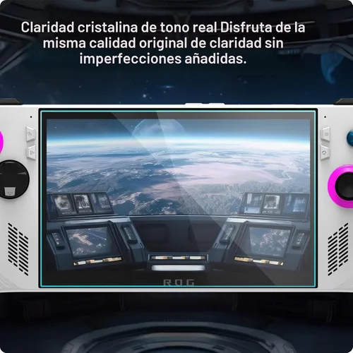 Vista 6 de Spigen GlasTR EZ FIT - Protector de pantalla de vidrio templado para ROG