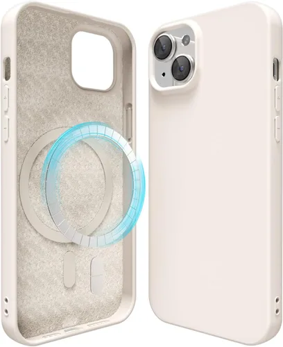 Vista 68 de oakxco Funda de silicona para iPhone 12 Pro Max, magnética, compatible con carga inalámbrica Magsafe, cubierta protectora de goma suave y delgada
