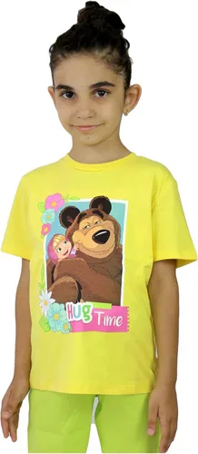Vista 2 de Masha and the Bear Hug Time Graphic - Camiseta
