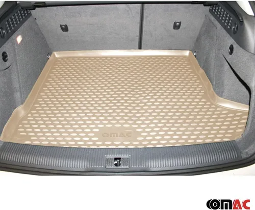 Vista 2 de Tapetes de Carga OMAC para Maletero Trasero de Cadillac SRX 2010-2016, Impermeable TPE, Beige