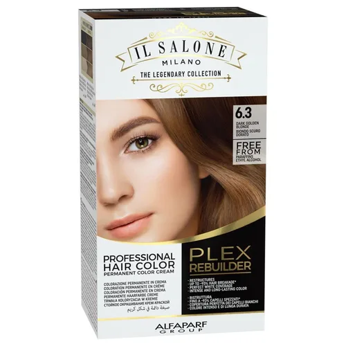 Vista 20 de Il Salone Milano Plex Rebuilder - Crema de color permanente para el cabello, kit de tinte para el cabello negro puro 1.0, salón profesional, calidad