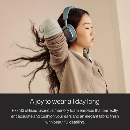 Vista 7 de Bowers & Wilkins Px7 S3 Auriculares inalámbricos sobre la oreja, color Negro antracita