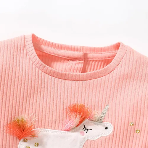 Vista 3 de Nomi&Me Baby Toddler Girl's Cotton Long Sleeve Fashion Tulle Dress