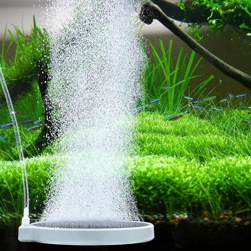 Vista 12 de UPETTOOLS Piedra de aire nano para pecera, burbujeador de acuario de 2 pulgadas, difusor de oxígeno disuelto ultra alto, aireador de oxígeno