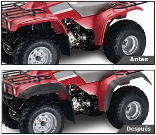 Vista 3 de G-PLUS Kit de Guardabarros Guardafangos de 4 piezas compatible con Honda FourTrax 300 TRX300 TRX300FW 1996 1997 1998 1999 2000