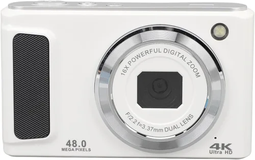 Vista 10 de Cámara digital de 48 MP con zoom digital de 16X, enfoque automático, grabación de video 4K, pantalla IPS, cámara digital pequeña, ligera