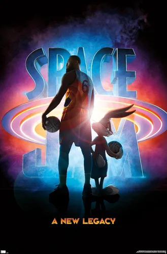 Vista 12 de Trends International Space Jam: A New Legacy - Póster de pared de teaser, 22.4 pulgadas de largo x 14.7 pulgadas, versión enmarcada en madera