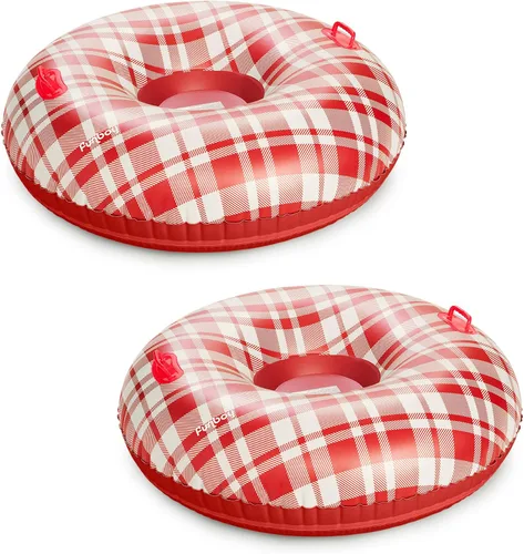 Vista 9 de FUNBOY Tubo inflable de la nieve de 46", damas rosas, capacidad de 1 persona Damas Rosa Individual
