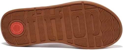 Vista 4 de FitFlop Sandalia plana de piel F-Mode para mujer