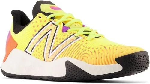 Vista 4 de New Balance Cancha dura Fresh Foam X Lav V2 para mujer Piña Cósmica/Rosa Cósmica