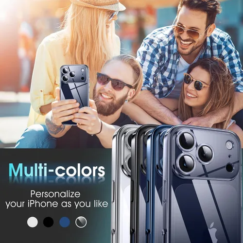 Vista 407 de Supdeal Funda cristalina transparente para iPhone 11, [No se amarillea] [Protección de la cámara] [Probado contra caídas de grado militar] Funda