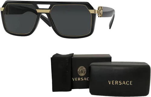 Vista 3 de Versace VE4399 Pillow Sunglasses for Men BUNDLE With Designer iWear Complimentary Eyewear Kit