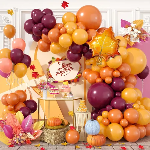 Vista 13 de Kit de guirnalda de arco de globos de Halloween, globos negros y rosados, globos de murciélago de aluminio fantasma para la familia, fondo de fiesta