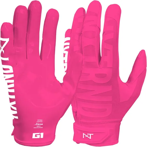 Vista 14 de Nxtrnd G1 Pro - Guantes de fútbol americano para hombre, guantes de receptor pegajosos para adultos